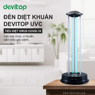 Đèn diệt khuẩn tia cực tím Devitop UVC 36W có Remote tiện lợi (Mẫu mới 2023)
