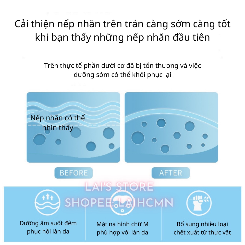 Mặt Nạ Trán Venzen Hexapeptide Decree Pattern Mask Dạng Thạch Giúp Dưỡng Ẩm, Trắng Da, Cải Thiện Nếp Nhăn Vùng Trán