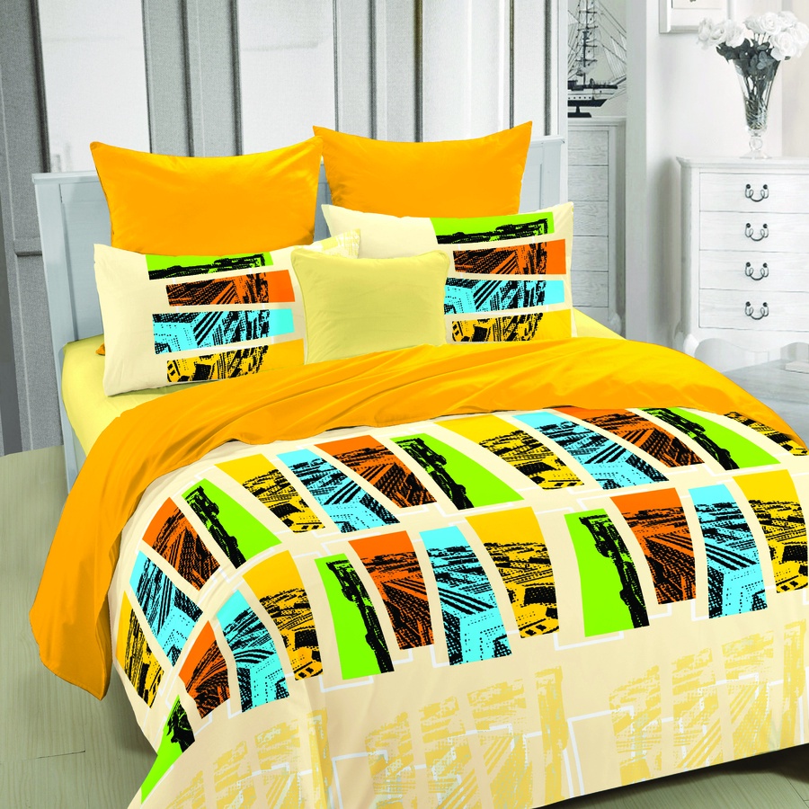 Bộ ga áo gối Micro Satin NV Urban Romance 1m6x2m +20cm