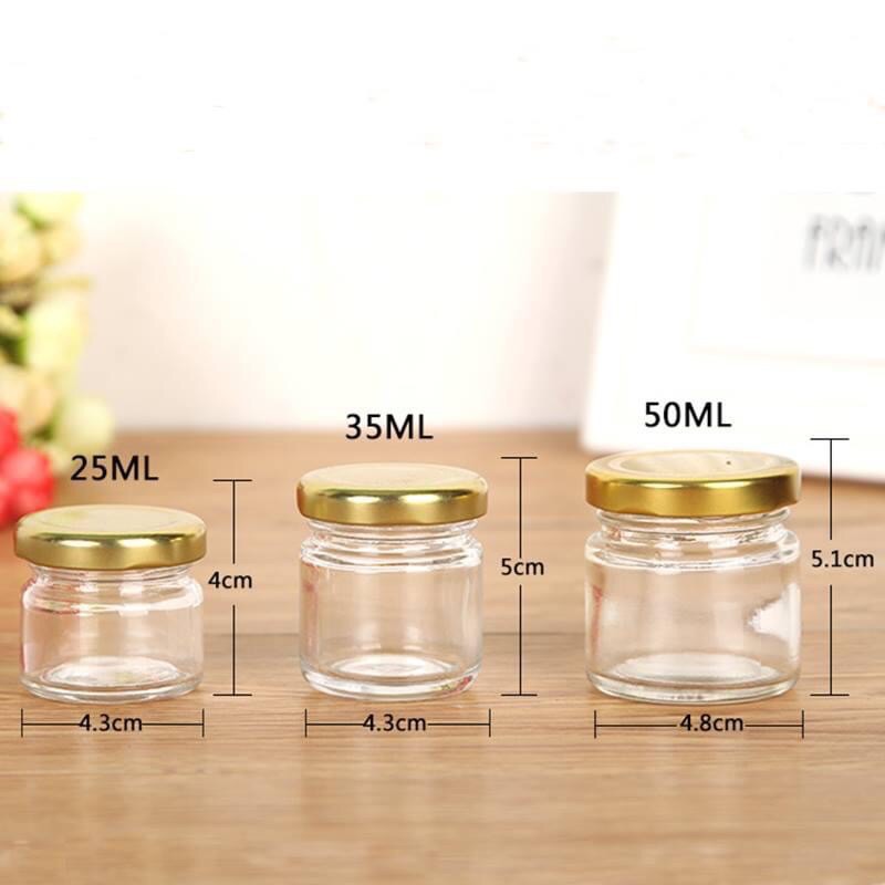 HỦ THUỶ TINH 30ml NẮP THIẾC