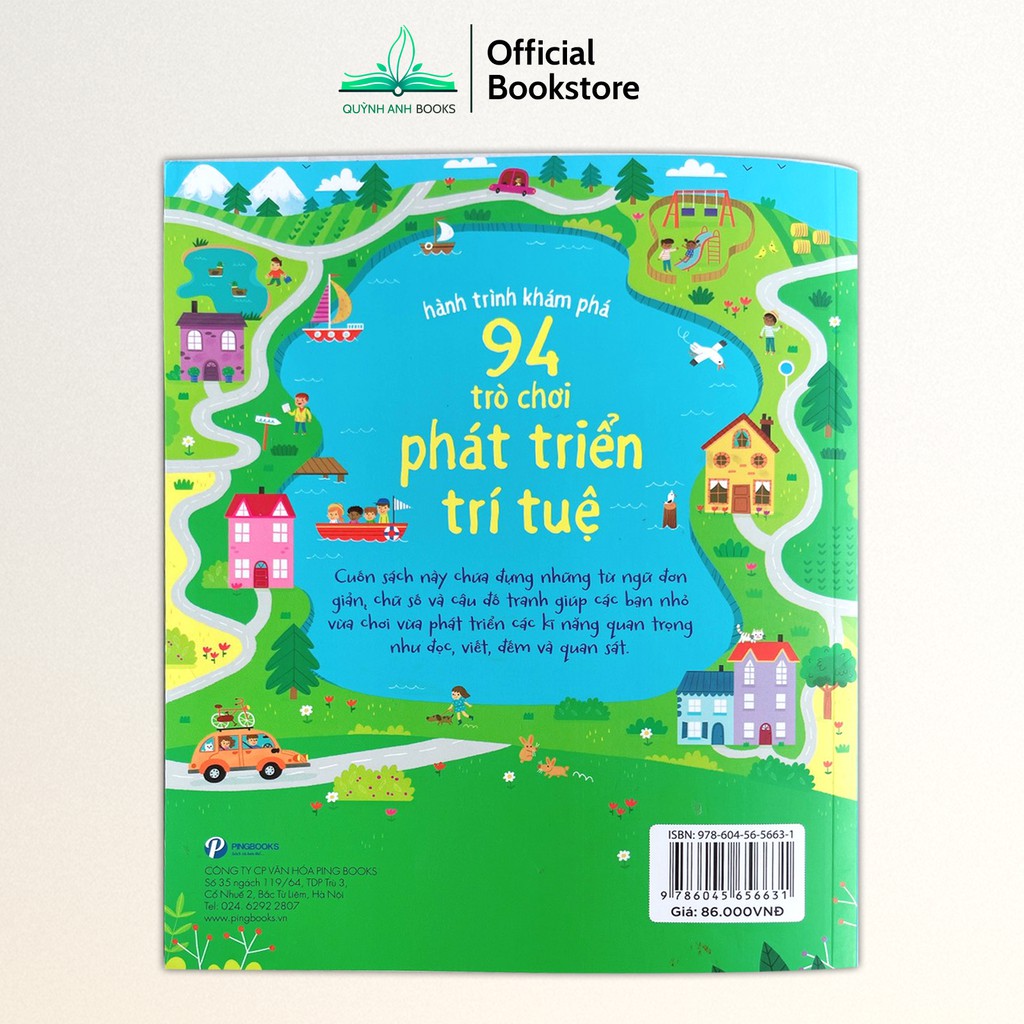 Sách - Hành trình khám phá 94 trò chơi phát triển trí tuệ - NPH Pingbooks