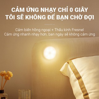 Đèn LED cảm ứng trong đêm có người đi qua tự động sáng, sử dụng pin sạc cao cấp, tặng cáp sạc (Bán lỗ xin đánh 5 sao)