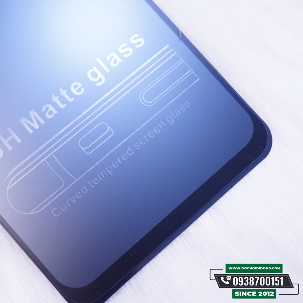 Miếng dán cường lực nhám Oppo Reno 4 Zacase chống vân tay