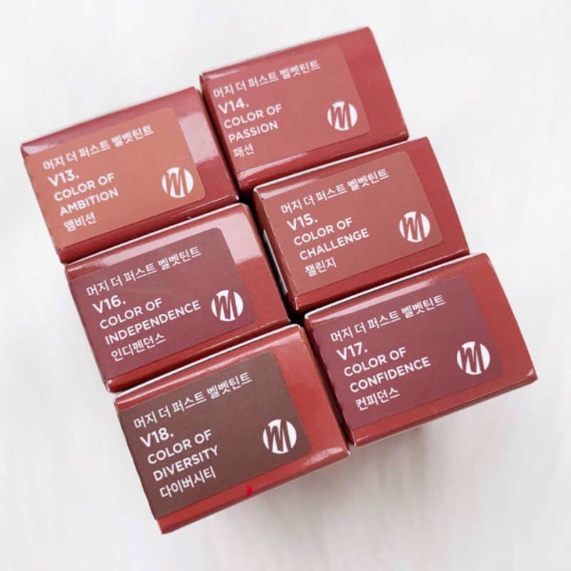 [ Sẵn] Son Merzy Velvet Tint Ver3 -4 | Thế Giới Skin Care