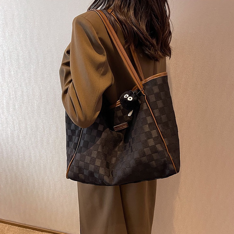 Túi Xách Đeo Vai Vải Bạt Ngăn Chứa Rộng Thời Trang Nữ