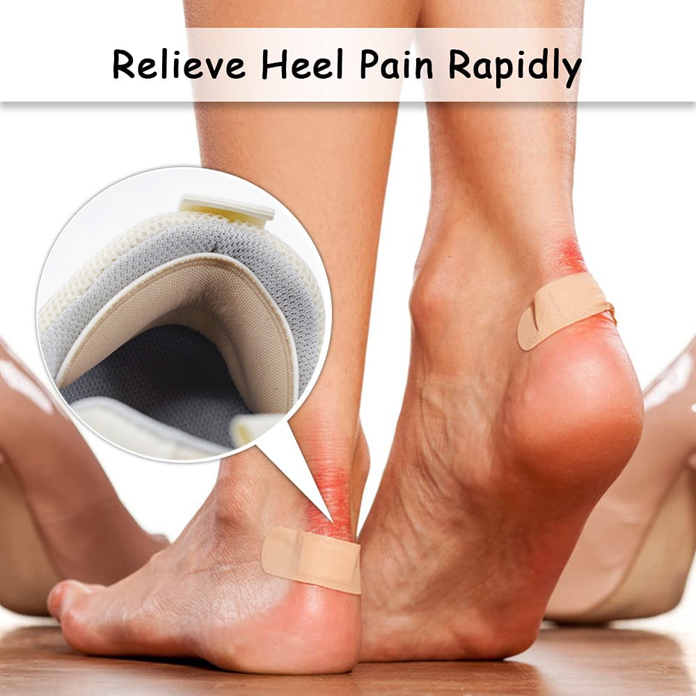 Miếng Đệm Gót Chân Bằng Xốp Mềm Vô Hình Chống Mòn Thoải Mái Thoáng Khí Hình Đôi Môi Dễ Thương Cho Unisex