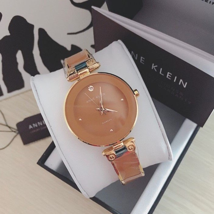 Đồng Hồ Anne Klein Nữ Màu Cánh Cam 28mm (Rose Gold)