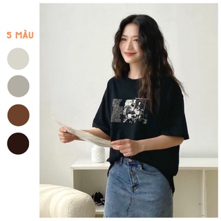 Áo phông cotton nữ Friday hoạ tiết What Kinda Music 2BB312P