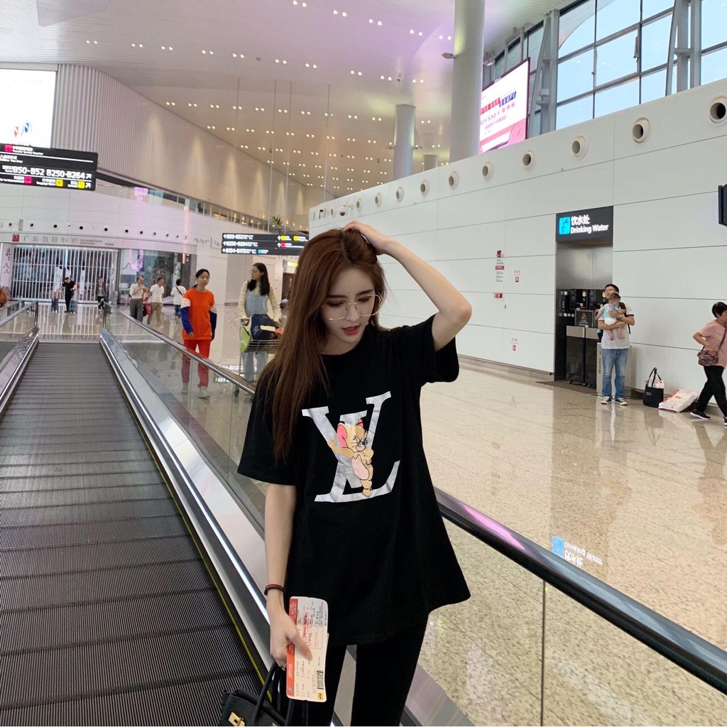 [FREE SHIP] Áo Thun Nam Nữ LVJERRY From Rộng Unisex Chất Mát ZUKABEO