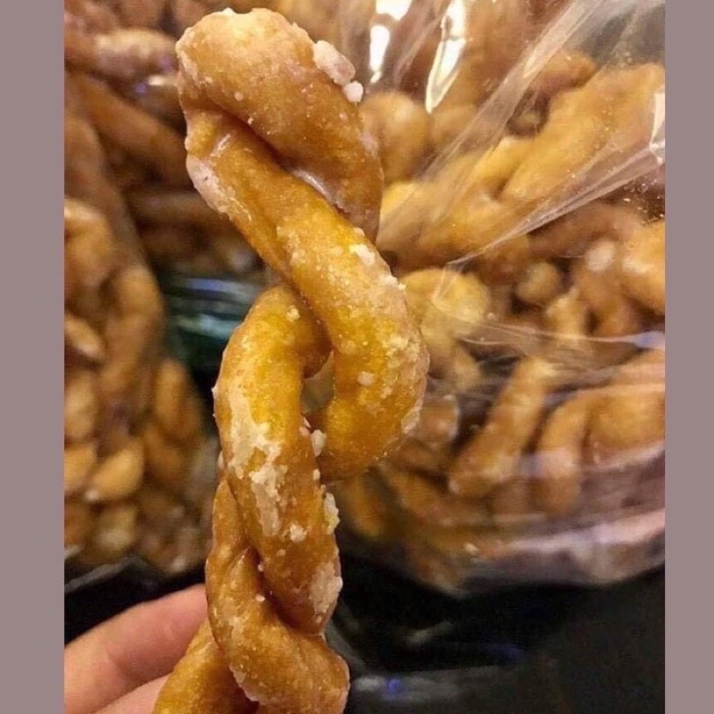 200gr Quẩy Xoắn Thừng Loại Ngon, Ăn Vặt Tuổi Thơ