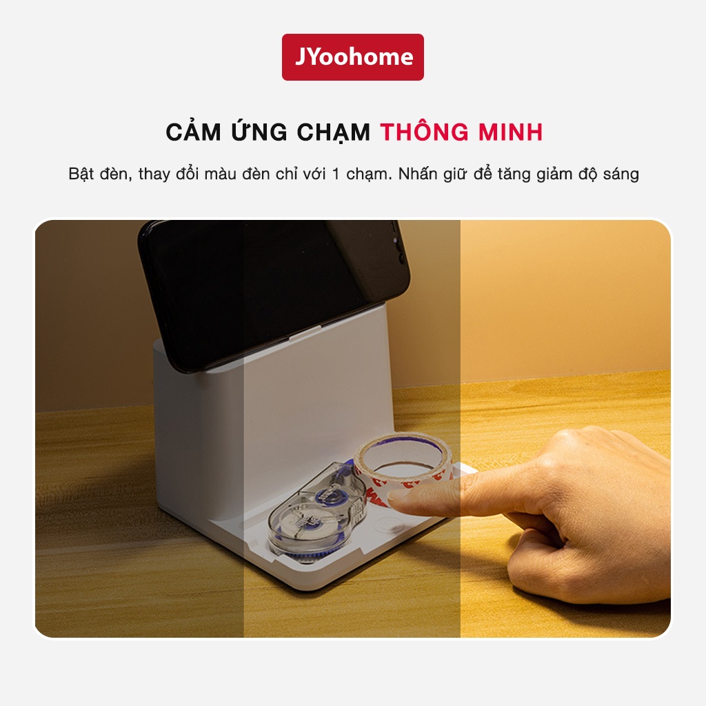 Đèn bàn học, làm việc, đọc sách - 3 màu ánh sáng bảo vệ mắt, đèn học YQ808 - Đèn học để bàn LED Mini siêu sáng