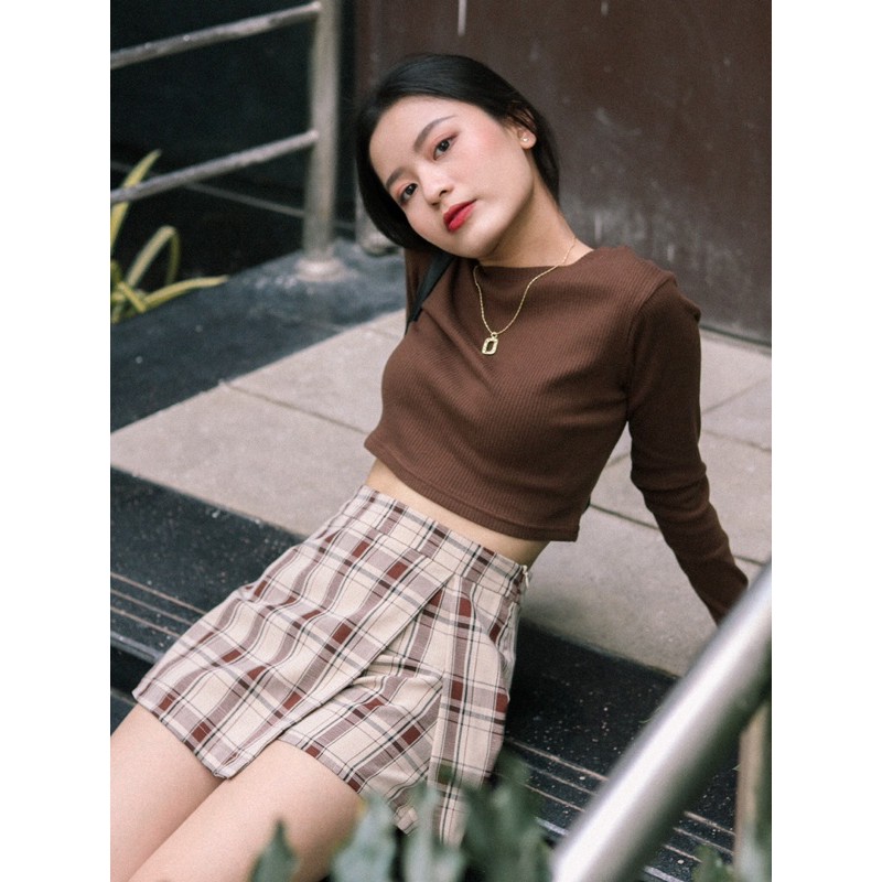 ariustees- Áo Minnie Croptop