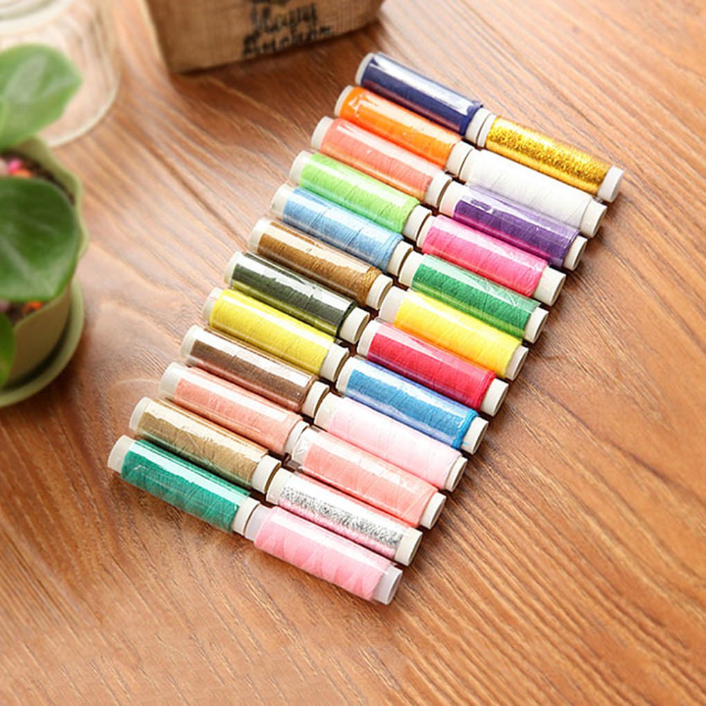 Set 39 cuộn chỉ khâu nhiều màu tiện dụng cho máy may tay