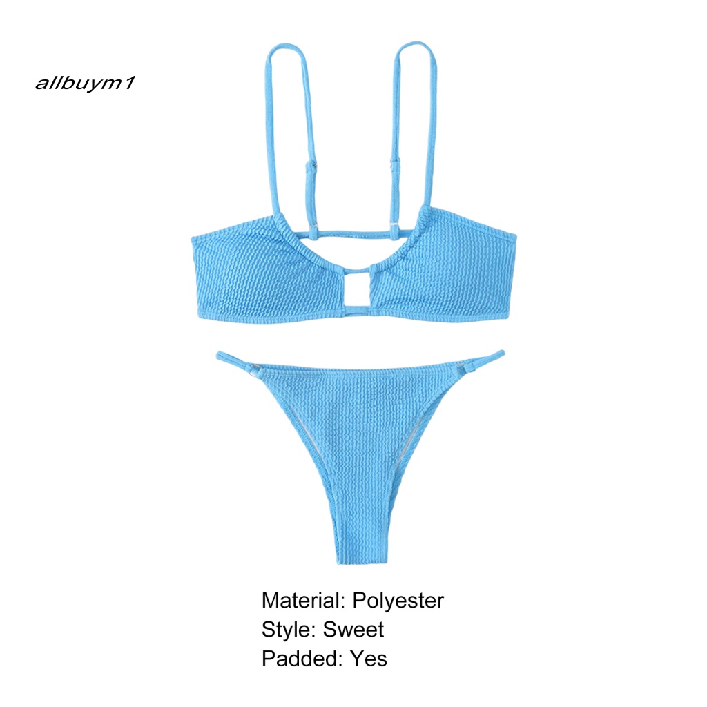 Bộ Đồ Bơi Bikini Hai Mảnh Khoét Rỗng Cho Nữ