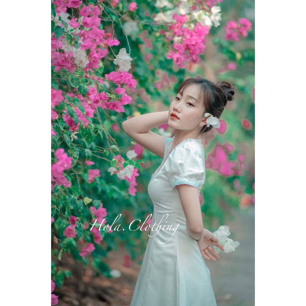 Đầm ngắn mini trắng