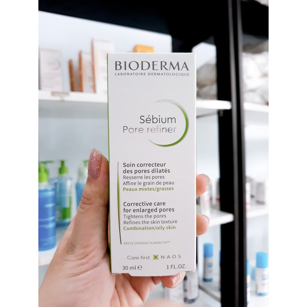 Kem se khít lỗ chân lông kiềm dầu Bioderma sebium pore refiner 30ml