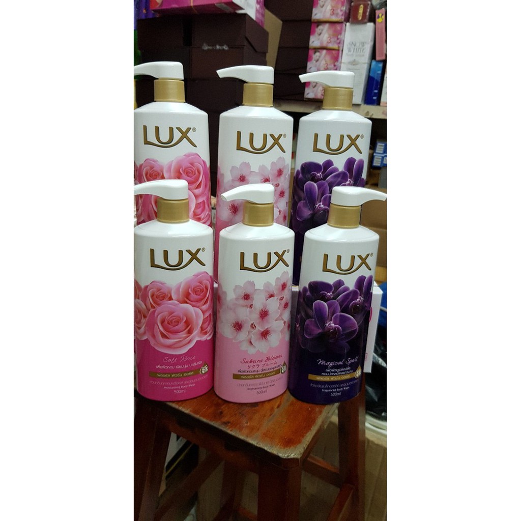 Sữa tắm lux Thái Lan 500ml