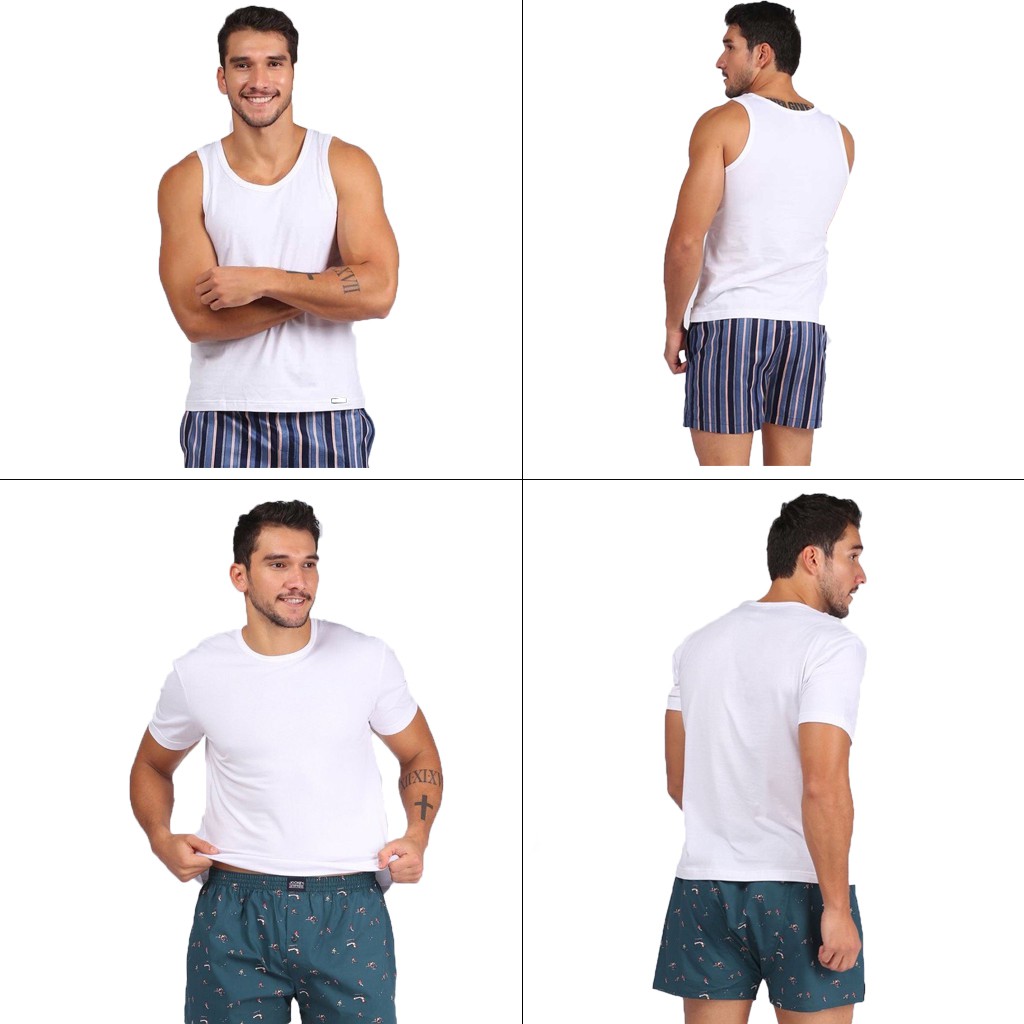 Combo 2 Áo Ba Lỗ - Áo Thun Nam Aristino AC21+AC22, Cotton Mềm Mại Thoáng Mát