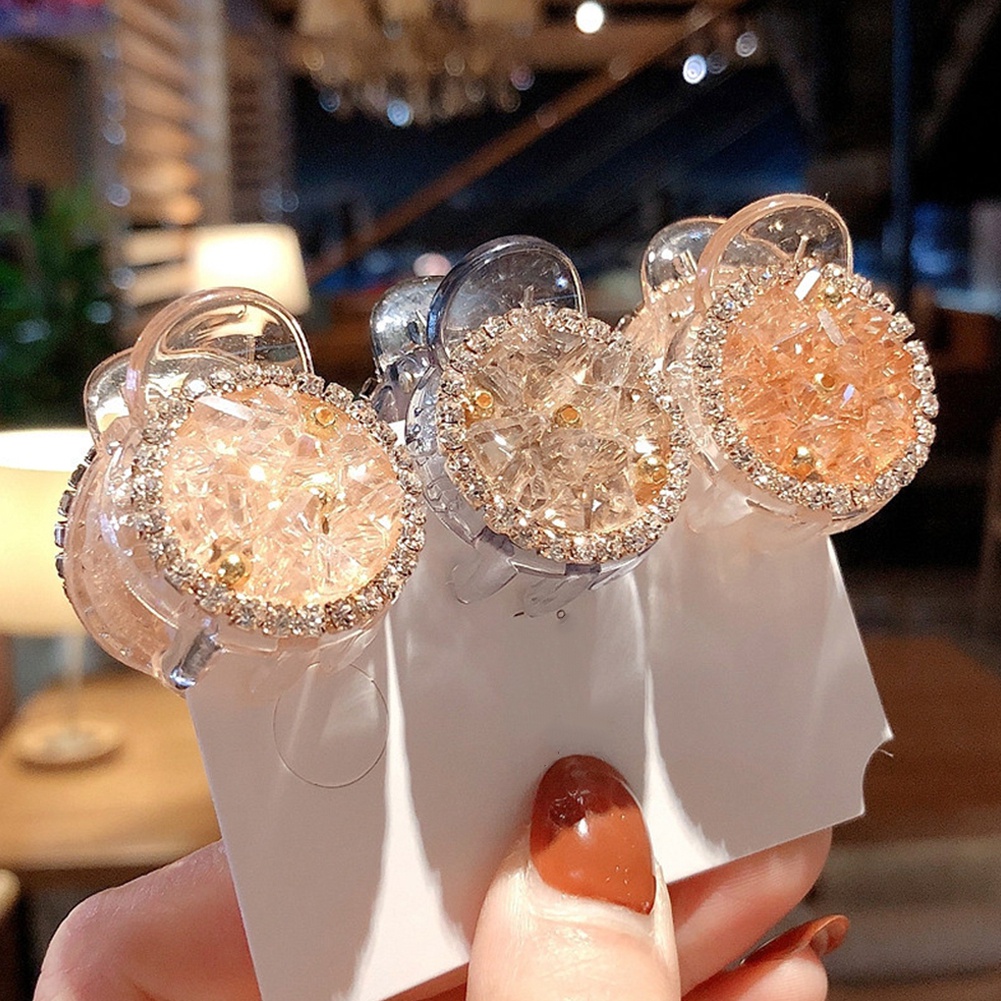 Kẹp Tóc Đính Đá Kiểu Dáng Xinh Xắn Cho Nữ