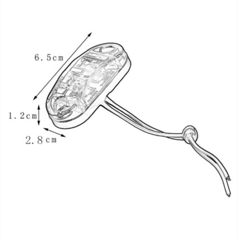 Đèn led gắn hông xe tải, xe ben