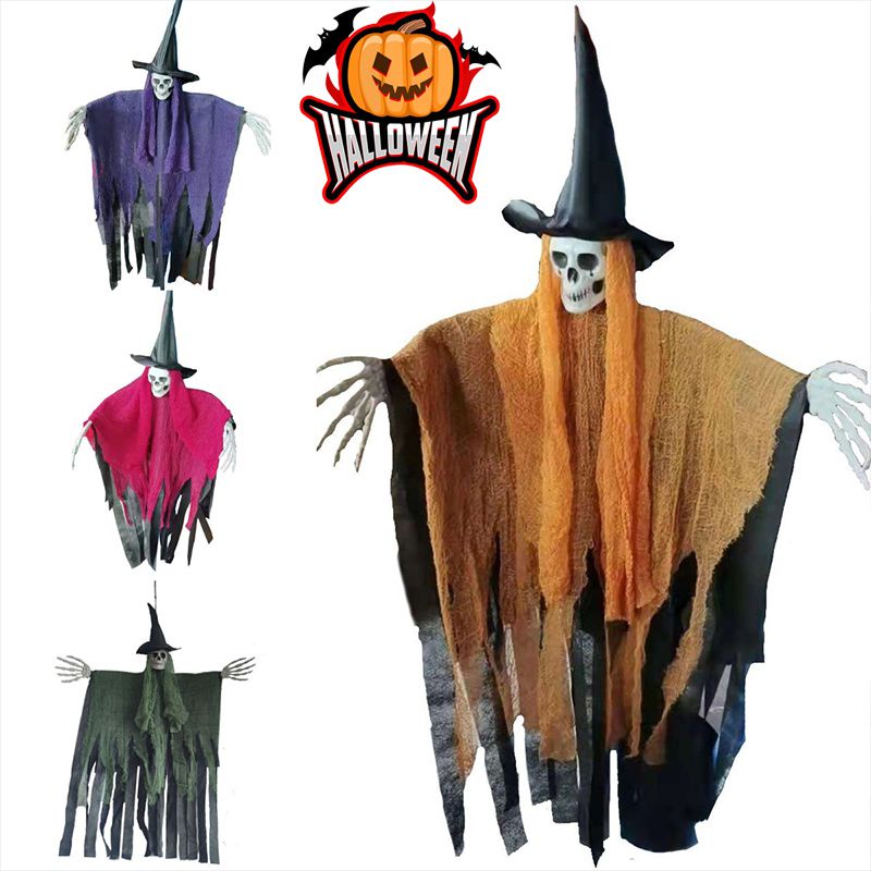 Halloween new Hanging Horror Witch Decoration Haunted House Outdoor Pendant Props