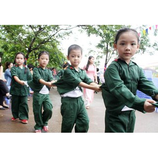 Bộ quần áo bộ đội dành cho bé