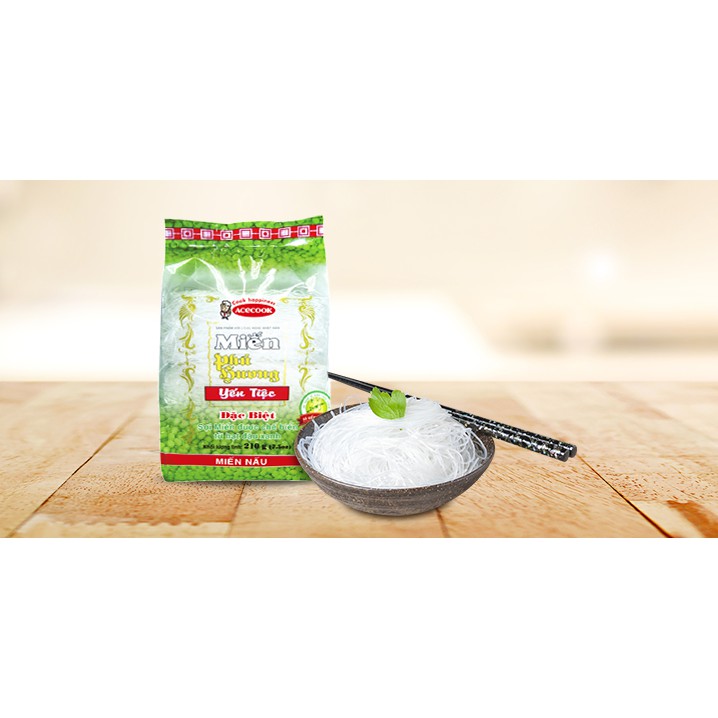 Miến Đậu Xanh Yến Tiệc Phú Hương Vina Acecook Gói 210gr
