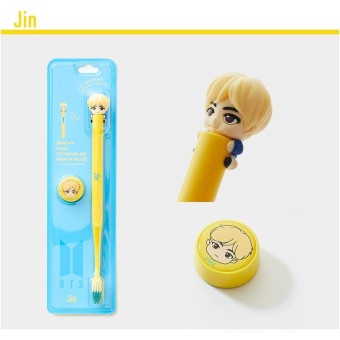 Bản chải đánh răng BTS Character Figure Official Goods Toothbrush Magnetic Holder Set