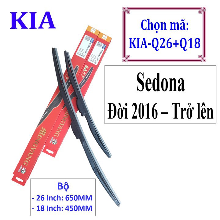 Cần gạt mưa xe Kia SEDONA - VÀ CÁC XE KHÁC CỦA HÃNG KIA -Hàng cao cấp