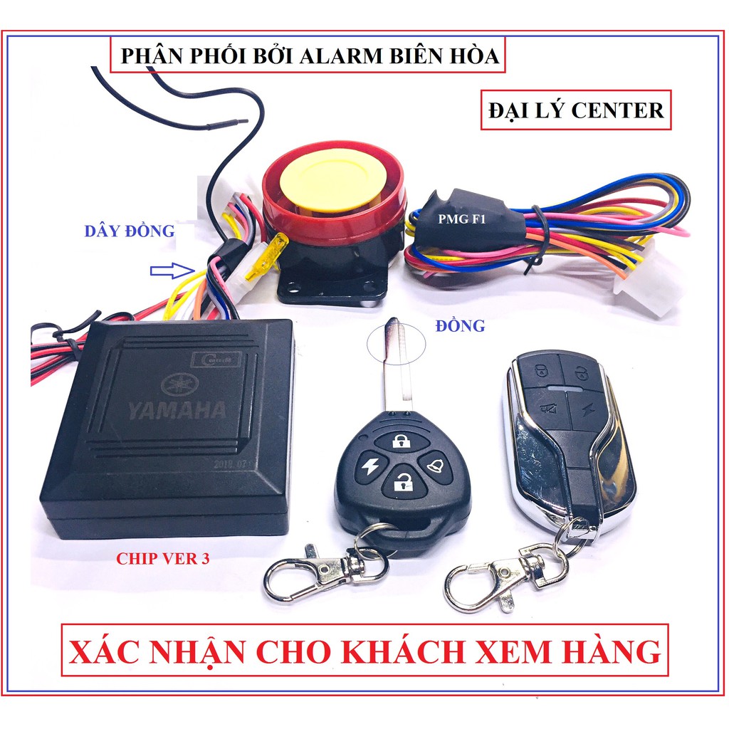 [ Hàng Chuẩn Giá Tốt ] [ NEW VER 3 ] BỘ KHÓA CHỐNG TRỘM XE MÁY bán sỉ