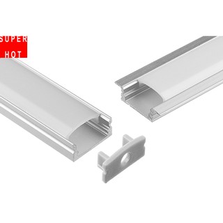 Thanh Nhôm LED Chữ U Kích Thước 17.3 x 7mm