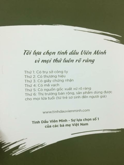 Dầu tràm xoa đặc biệt Viên Minh 30ml,60ml, 100ml