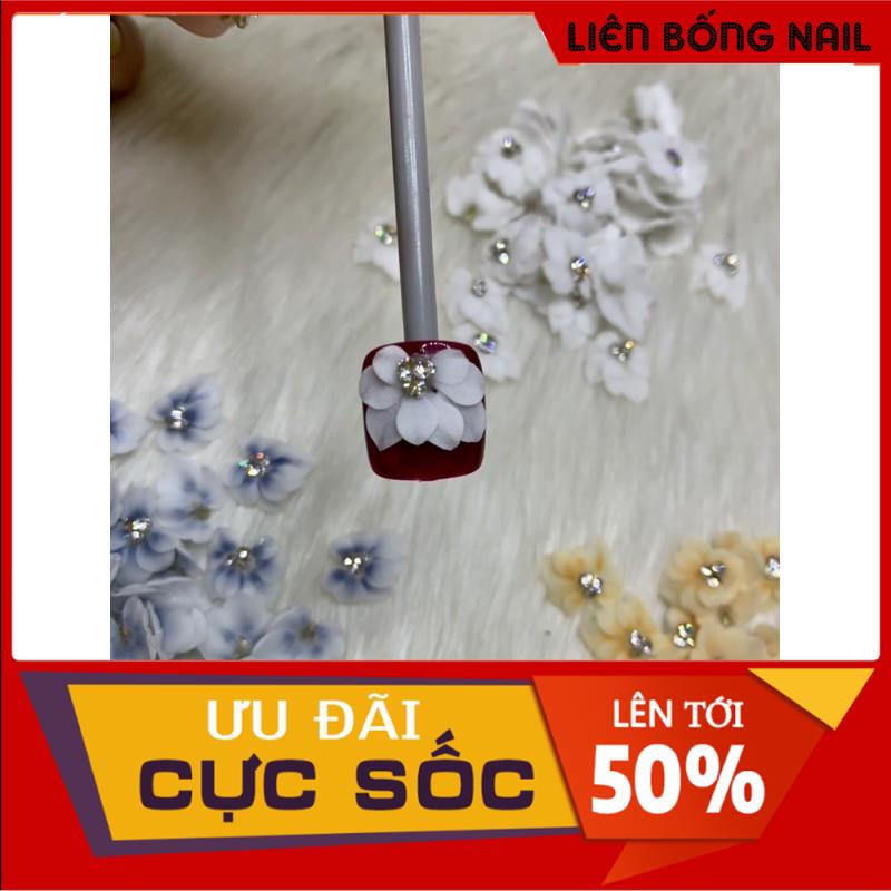Hoa bột gắn chân 8k 1 bông