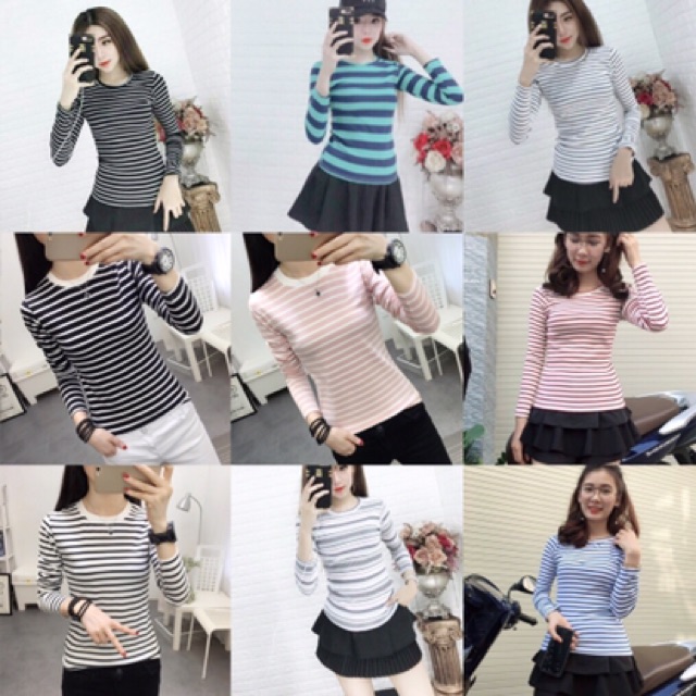 Áo Tay Dài Thun Gân