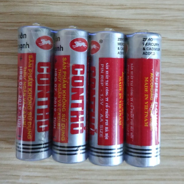 Vỉ 4 viên pin con thỏ