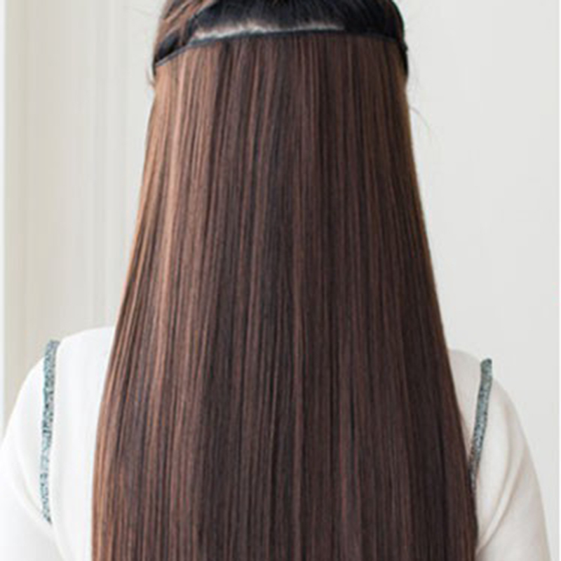 [Hàng mới về] Kẹp tóc giả thẳng dài không đường may cho nữ