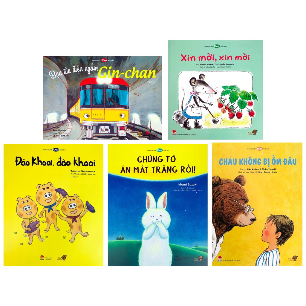 Sách - Tranh Truyện Ehon Nhật Bản 3 - 8 tuổi - Bé tư duy với ehon (lẻ tùy chọn)