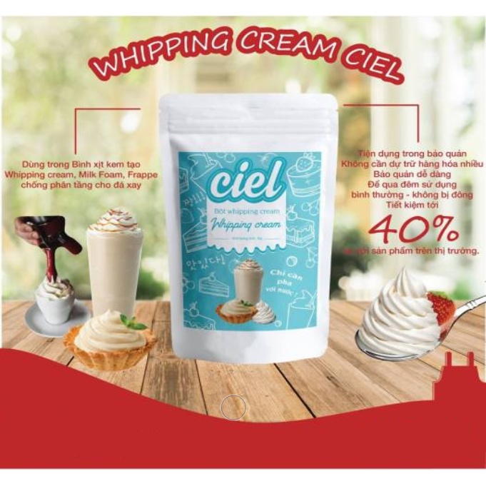 Bột whipping Ciel gói 1kg