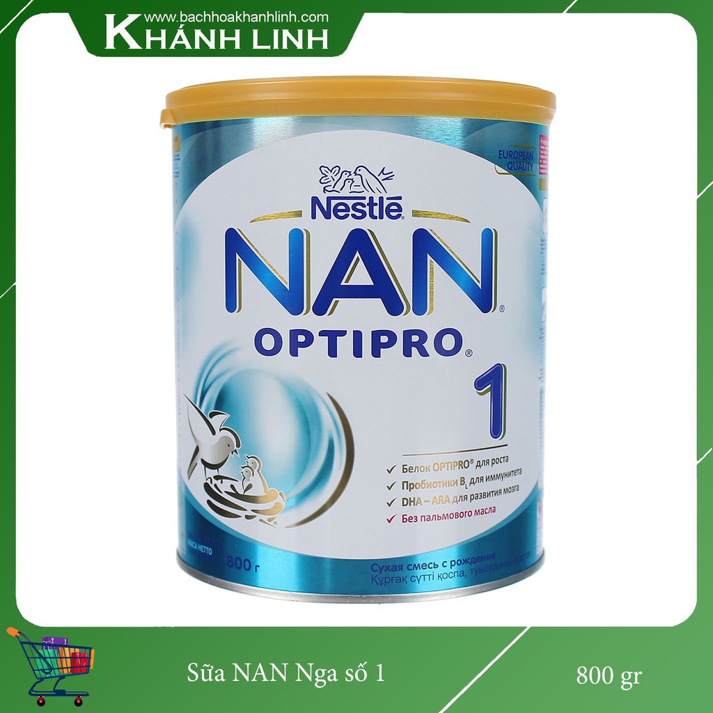 Sữa NAN Nga số 1 Lon 800gr