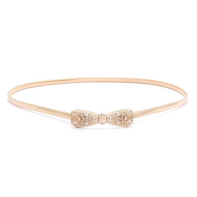 Thắt Lưng Co Giãn Họa Tiết Lá Vàng Thời Trang Mùa Hè Hàn Quốc