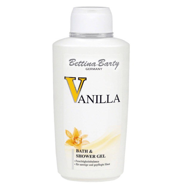 <Đủ bộ> Sữa tắm BETTINA VANILLA ngọt ngào - Bettina Barty VANILLA Shower Gel, 500ml
