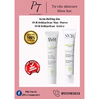 Kem dưỡng ẩm SVR Sebiaclear Mat+Pores SVR Sebiaclear Active 40ml