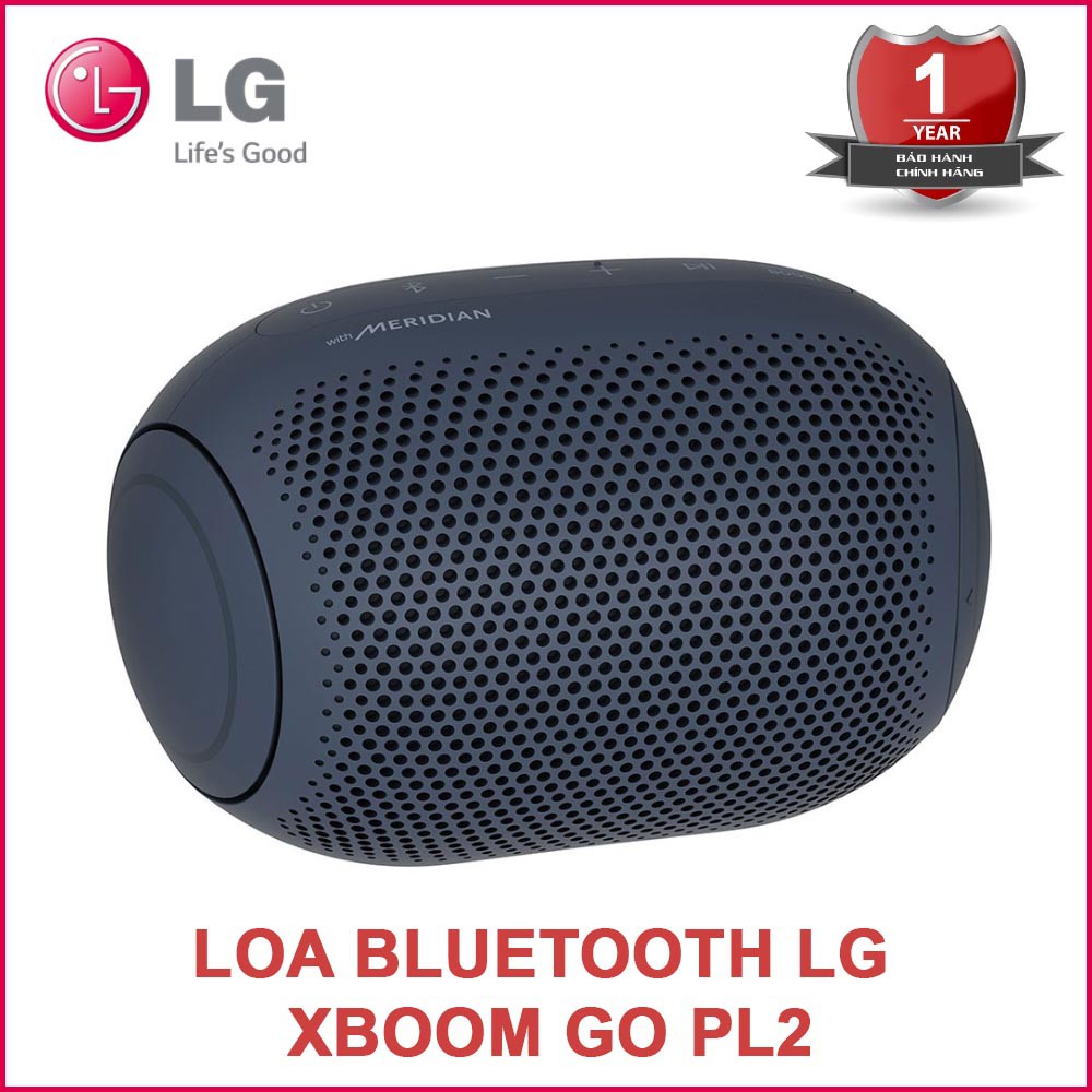 Loa không dây Bluetooth LG XBoom Go PL2 chính hãng - Âm thanh tuyệt đỉnh điều chỉnh mọi cuộc vui