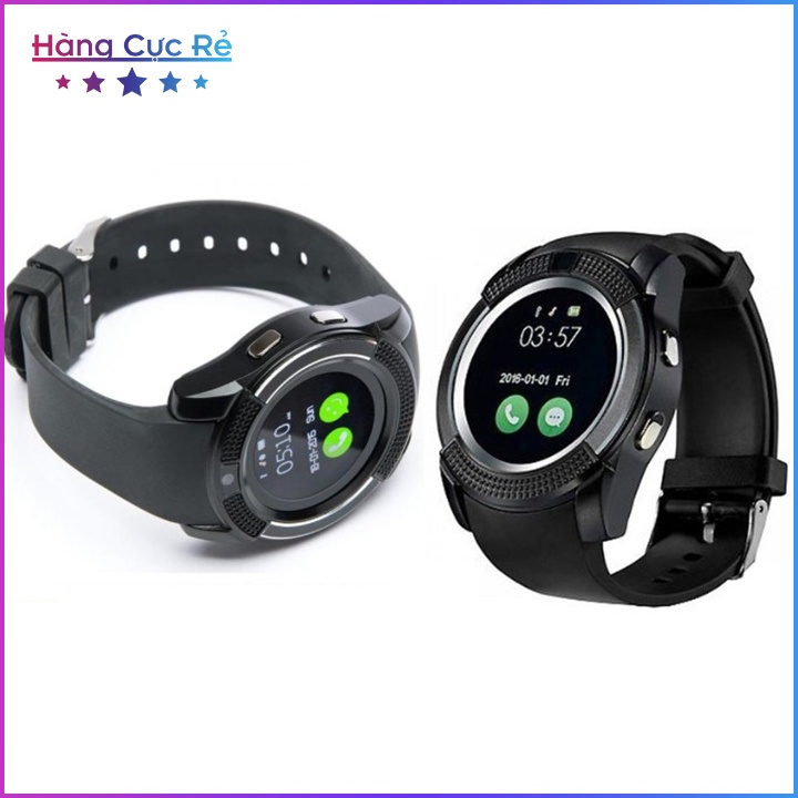 Đồng hồ thông minh điện tử nghe gọi, chụp hình, nghe nhạc smart watch HCRV8 - Shop Hàng Cực Rẻ