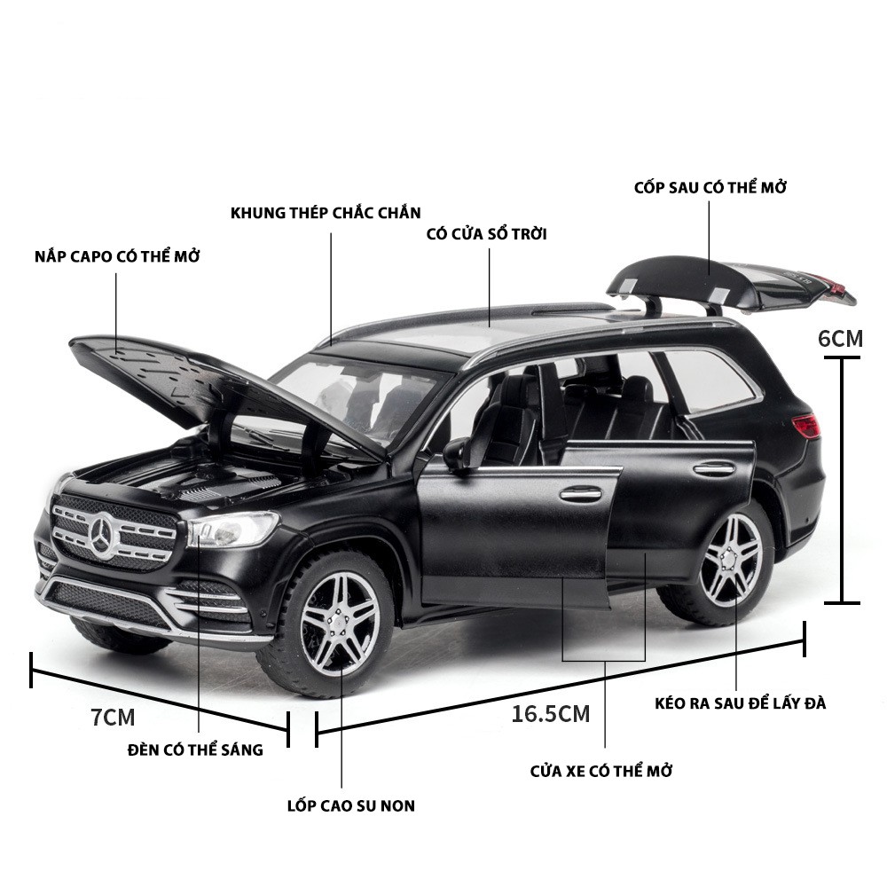 Mô hình xe SUV Mercedes Benz GLS 580 lỉ lệ 1:32 sang trọng, lịch lãm