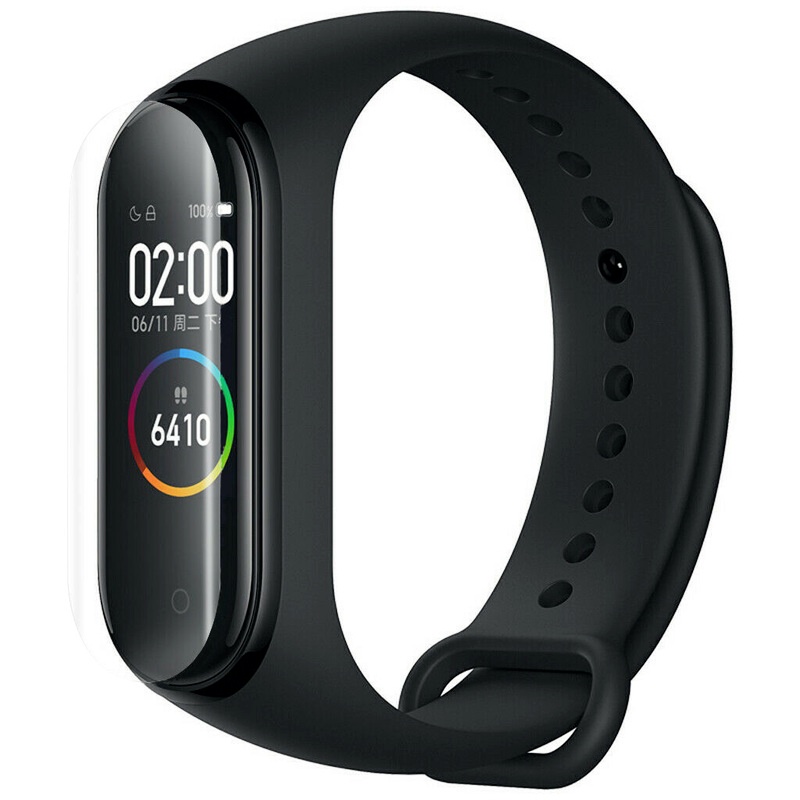 Set 10 miếng dán bảo vệ màn hình viền cong 3D cho Xiaomi Mi Band 4