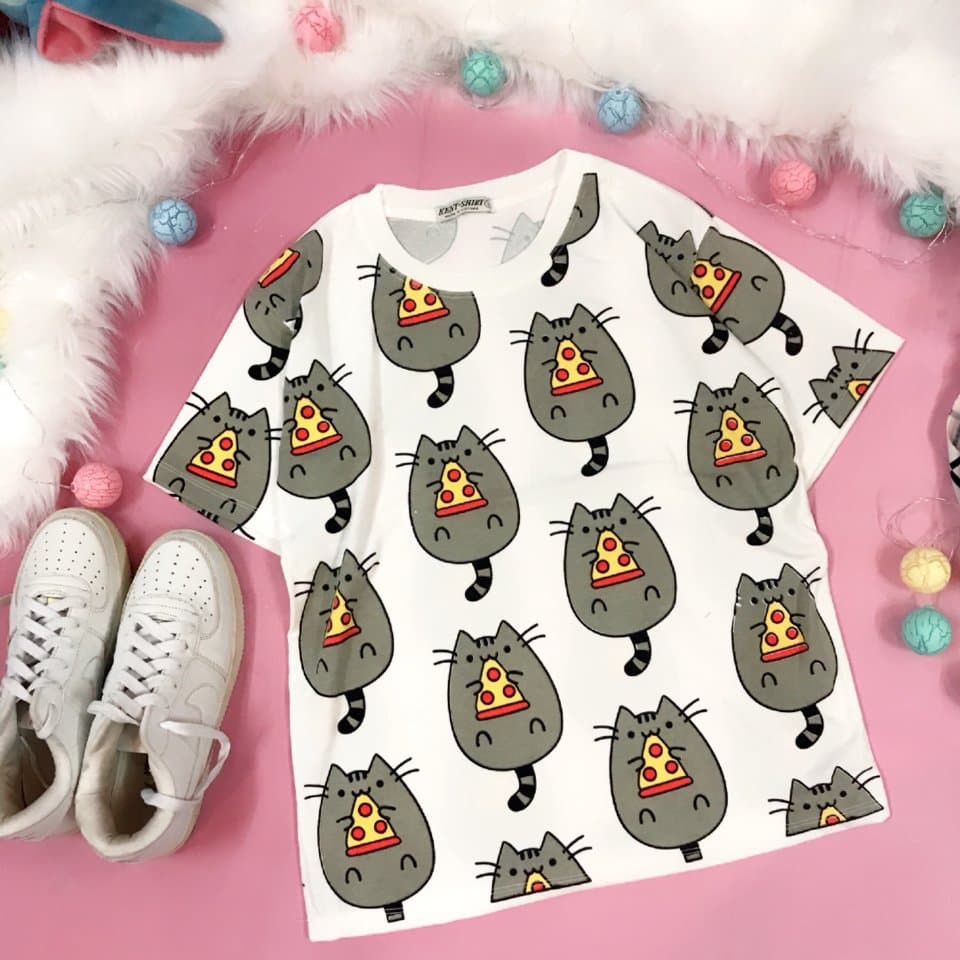 ÁO THUN MÈO PUSHEEN