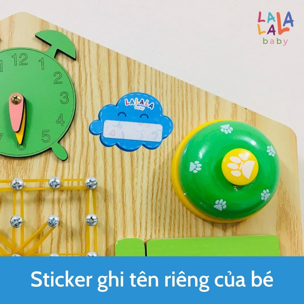 Bảng bận rộn - Busy board rèn luyện vận động tinh Lalala baby, kích thước 40x50x5cm. CÓ BẢO HÀNH, LỖI 1 ĐỔI 1