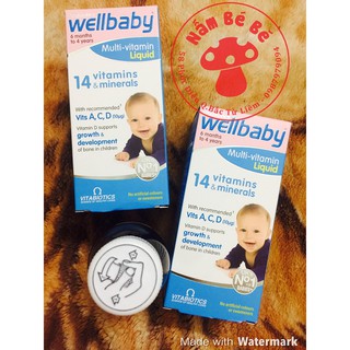 Multi Vitamin WellBaby Liquid Vitamin cho bé