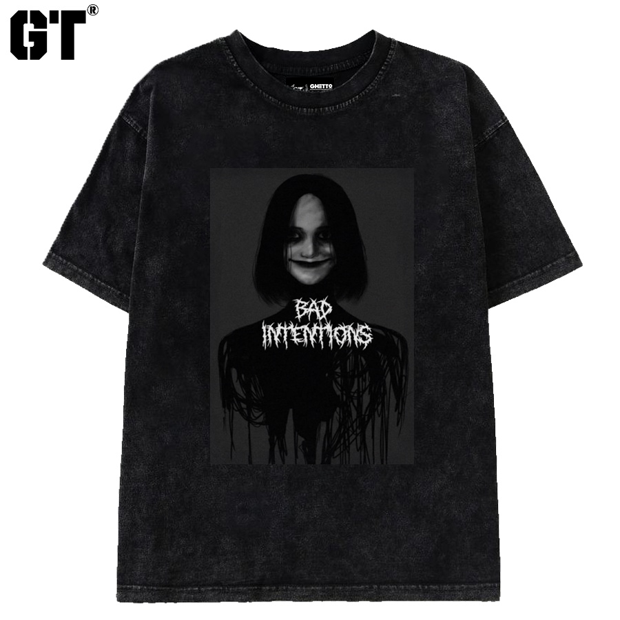 BAD INTENTIONS / Áo thun local brand dáng rộng nam nữ